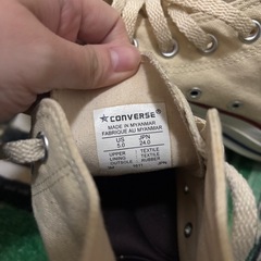 コンバース ハイカット 24.0cmの画像