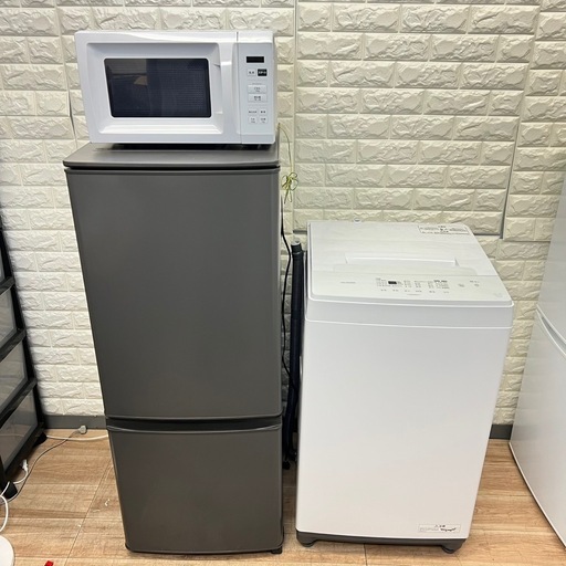 ご成約済み①配送設置0円で?冷蔵庫&洗濯機✨✨電子レンジ‼️
