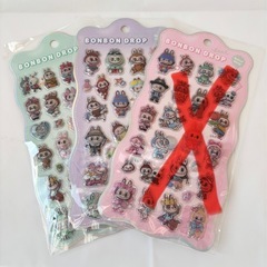 マイメロ　マイメロディ　ドロップシール　3Dシール　立体　　ボンボンドロップシール の画像