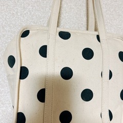 LE TALON LA COUSETTE キャンバスDOTスクエアトートバッグの画像