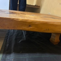 一枚板ローテーブルの画像