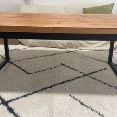 ローテーブル ローデスク 天然木使用  LOWYAの画像