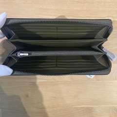 コーチ　アコーディオングリーン長財布I①【新品未使用】の画像