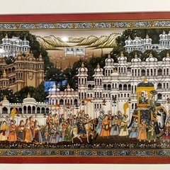 インドで購入した細密画の画像