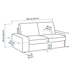 定価6万超 美品 IKEA  ソファの画像