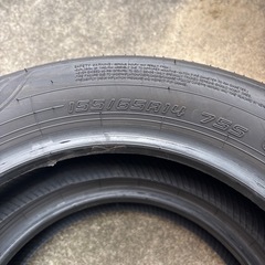 軽自動車サイズ　155/65R14 新車外し　4本セット①の画像