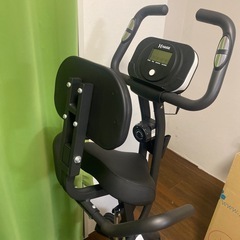 新品同様フィットネスバイク・スマホポケット付きの画像