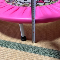 ハローキティ　キッズ用　トランポリン　ピンクの画像