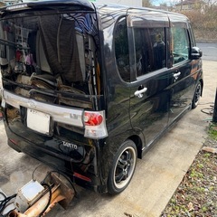 タントカスタムH21年　黒の画像