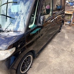 タントカスタムH21年　黒の画像