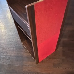 木製　レジカウンターの画像