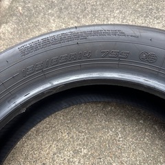 軽自動車サイズ　155/65R14 新車外し　4本セット　②の画像