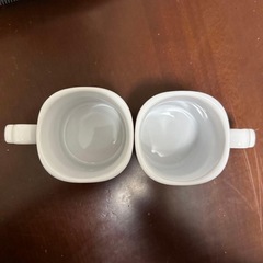 ディズニー ミッキー ミニー ハート型カップ ペアマグカップの画像