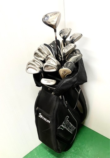 【SOLD OUT】◆DUNLOP XXIO ダンロップ ゼクシオ 他◆ゴルフクラブ 全13本セット＋ ODYSSEY パター／SRIXON キャディバッグ付き