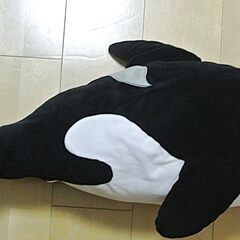 くったりシャチ 約80cm 2個 セット ぬいぐるみの画像