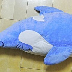 くったりシャチ 約80cm 2個 セット ぬいぐるみの画像