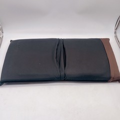 折りたたみ座椅子 ブラウン リクライニング コンパクトの画像