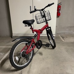 折り畳み自転車 20インチの画像