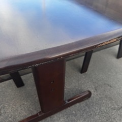 ダイニングテーブル　椅子2脚セットの画像