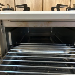 ※直接引き取り希望※Rinnai KG67BEL-13A クリームベージュ [ガスコンロ (都市ガス用・2口・左強火力)の画像