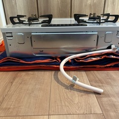 ※直接引き取り希望※Rinnai KG67BEL-13A クリームベージュ [ガスコンロ (都市ガス用・2口・左強火力)の画像