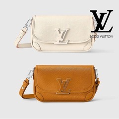 超極上　LOUIS VUITTON ルイ・ヴィトン　ビュシ  エビ　ショルダーバッグ　ベージュM59457 正規品の画像