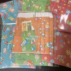 レトロ　シール付き　手作りポチ袋35枚の画像