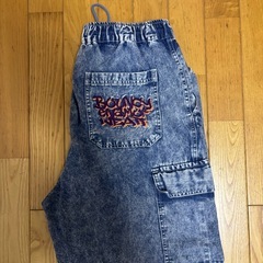 デニムカーゴパンツの画像