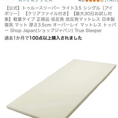 トゥルースリーパーシングルマットの画像