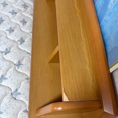 シングルベッド　マットレス付きの画像