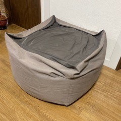 無印良品　ビーズソファ　グレーの画像