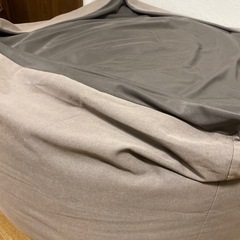 無印良品　ビーズソファ　グレーの画像