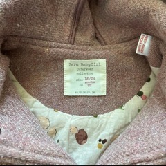 ZARA ザラ コート ピンク 18/24 months 92サイズの画像