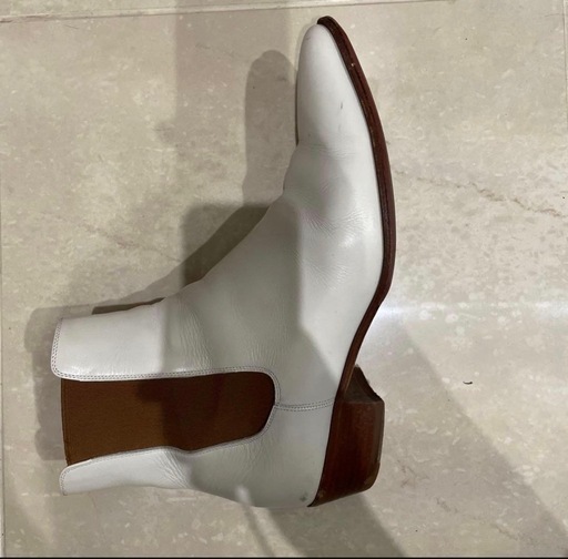 【美品】CELINE セリーヌ チェルシーブーツ ホワイト 41 CELINE  /  サイズ : 26cm