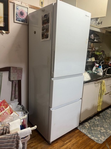 冷蔵庫【Hisense】358L (ちかず) 奥武山公園のキッチン家電《冷蔵庫