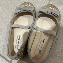 女の子、バレエシューズ、19cmの画像