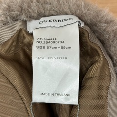 【非対面】【未使用】OVER RAID 帽子の画像