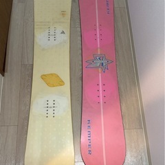 スノーボード 2枚＋ケースの画像