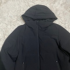 GU ジーユー 秋冬 Sサイズ ヒートパデッドブルゾン ダウンパーカ ダウンジャケット 中綿 パフジャケットの画像