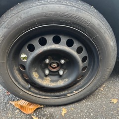15インチホイールタイヤ4本セットの画像