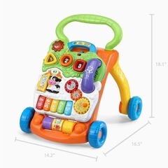 vtech 歩行器 アクティブウォーカー 音楽付きの画像