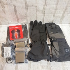 ❤️新品❤️バッテリー付き　電熱グローブ M 手袋 冬用グローブ 防寒 スマホ対応 バイクの画像
