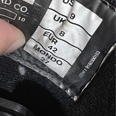 RIDE ANTHEM BOA スノーボードブーツ カモ柄 ブラック 中古美品の画像