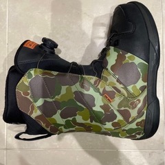 RIDE ANTHEM BOA スノーボードブーツ カモ柄 ブラック 中古美品の画像