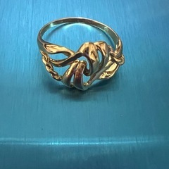 18金、K18デザインリングの画像