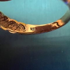 18金、K18デザインリングの画像