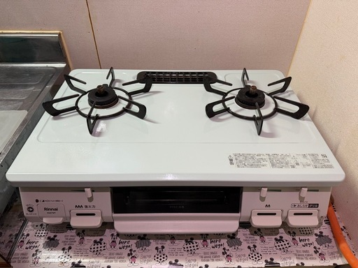 中古ガスコンロ譲ります。価格交渉可能 リンナイガスコンロ (なつちやん) 大山の家電の中古あげます・譲ります