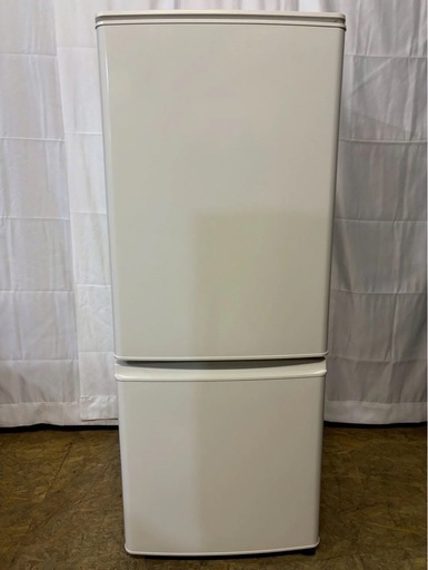 【成約済み】【年末セール】【6ヶ月保証】三菱電機 2ドア冷蔵庫 MR-P15EG-W 2021年製146L