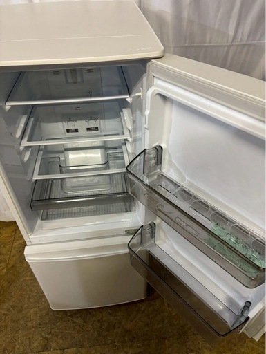 【成約済み】【年末セール】【6ヶ月保証】三菱電機 2ドア冷蔵庫 MR-P15EG-W 2021年製146L