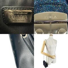 フルラ  ショルダーバッグ ブラック  Furla メトロポリス ゴールド金具の画像